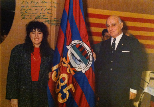 Carmina Planells amb Nicolau Casaus